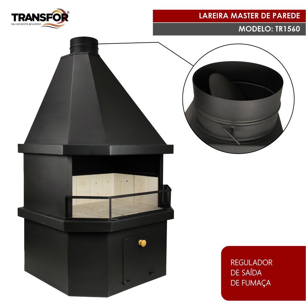 Lareira Master de Parede - Tr1560 - 4