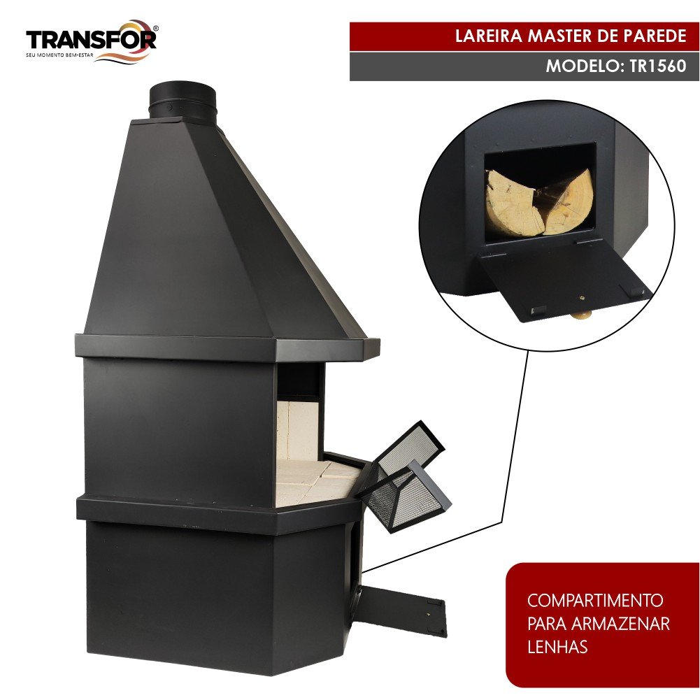 Lareira Master de Parede - Tr1560 - 5