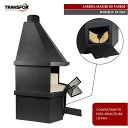 Lareira Master de Parede - Tr1560 - 5