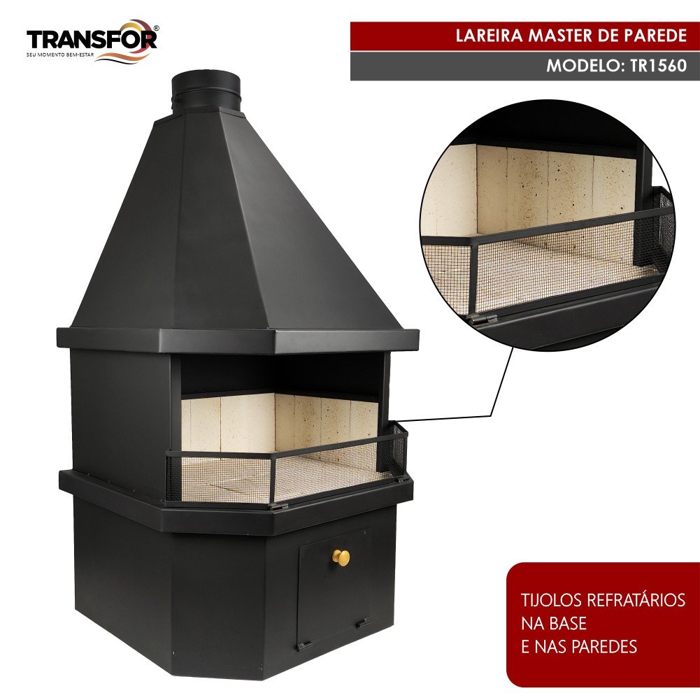 Lareira Master de Parede - Tr1560 - 6