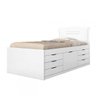 Cama Solteiro Multifuncional 7 Gavetas Florença Conquista Móveis - 2