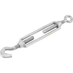 Esticador gancho/olhal para cabo de aço 1" - 254 mm Nove54 - 1