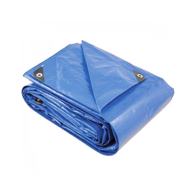 Lona reforçada de polietileno azul 5 m x 3 m Vonder PLUS