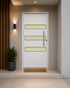 Ver imagem 1 de Porta Pivotante Branco 3 Vidros 210x120 Lado Esquerdo