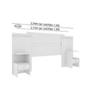 Ver imagem 2 de Painel para Box Casal - Dacar-neve - Tcil Móveis