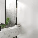 Ver imagem 1 de Papel de Parede Adesivo Liso Branco Lavável Fosco 10m