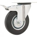 Ver imagem 1 de Rodízio Giratório Leve 6" com Freio Preto Vonder