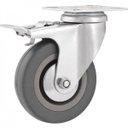 Ver imagem 1 de Rodízio Giratório de Borracha e Pvc 3" com Freio Vonder