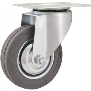 Rodízio giratório leve 3" cinza Vonder