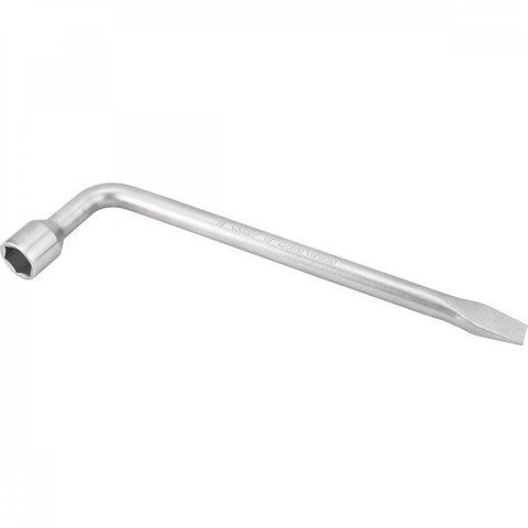 Chave de roda tipo L com espátula 17 mm em aço cromo vanádio Vonder