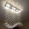 LUSTRE PARA SALA DE JANTAR,COM 70CM DE ALTURA,80 ESFERAS DE CRISTAIS ASFOUR LEGÍTIMOS DE 30MM - 2