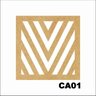 Kit 15 Placas Painel De Mdf 3mm Elemento Vazado Cobogó CA01 - 1