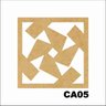 Kit 15 Placas Painel De Mdf 3mm Elemento Vazado Cobogó CA05 - 1
