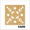 Ver imagem 1 de Kit 15 Placas Painel de Mdf 3mm Elemento Vazado Cobogó Ca06
