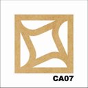 Ver imagem 1 de Kit 15 Placas Painel de Mdf 3mm Elemento Vazado Cobogó Ca07