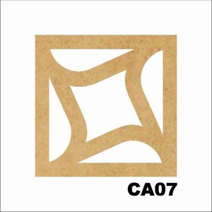 Kit 15 Placas Painel De Mdf 3mm Elemento Vazado Cobogó CA07