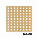 Ver imagem 1 de Kit 15 Placas Painel De Mdf 3mm Elemento Vazado Cobogó CA08