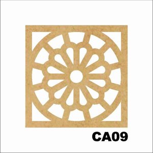 Kit 15 Placas Painel De Mdf 3mm Elemento Vazado Cobogó CA09