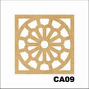 Ver imagem 1 de Kit 15 Placas Painel de Mdf 3mm Elemento Vazado Cobogó Ca09