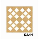 Ver imagem 1 de Kit 15 Placas Painel de Mdf 3mm Elemento Vazado Cobogó Ca11