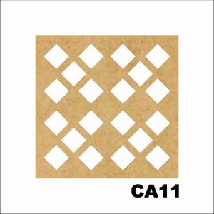 Kit 15 Placas Painel De Mdf 3mm Elemento Vazado Cobogó CA11