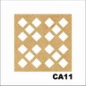 Kit 15 Placas Painel De Mdf 3mm Elemento Vazado Cobogó CA11 - 1