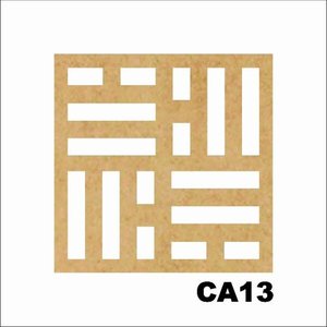 Kit 15 Placas Painel De Mdf 3mm Elemento Vazado Cobogó CA13