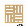 Kit 15 Placas Painel De Mdf 3mm Elemento Vazado Cobogó CA13 - 1