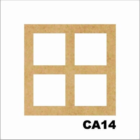Kit 15 Placas Painel de Mdf 3mm Elemento Vazado Cobogó Ca14