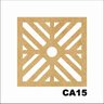 Kit 15 Placas Painel De Mdf 3mm Elemento Vazado Cobogó CA15 - 1