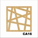 Ver imagem 1 de Kit 15 Placas Painel de MDF 3mm Elemento Vazado Cobogó Ca16
