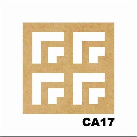 Kit 15 Placas Painel de Mdf 3mm Elemento Vazado Cobogó Ca17
