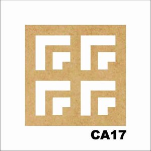 Kit 15 Placas Painel De Mdf 3mm Elemento Vazado Cobogó CA17