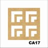 Kit 15 Placas Painel De Mdf 3mm Elemento Vazado Cobogó CA17 - 1