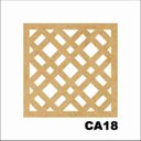 Ver imagem 1 de Kit 15 Placas Painel De Mdf 3mm Elemento Vazado Cobogó CA18