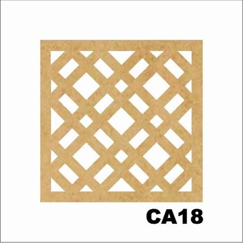 Kit 15 Placas Painel De Mdf 3mm Elemento Vazado Cobogó CA18