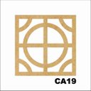 Ver imagem 1 de Kit 15 Placas Painel de Mdf 3mm Elemento Vazado Cobogó Ca19