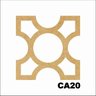 Kit 15 Placas Painel De Mdf 3mm Elemento Vazado Cobogó CA20 - 1