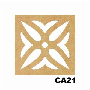 Kit 15 Placas Painel De Mdf 3mm Elemento Vazado Cobogó CA21