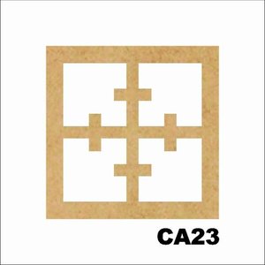 Kit 15 Placas Painel De Mdf 3mm Elemento Vazado Cobogó CA23
