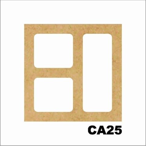 Kit 15 Placas Painel de Mdf 3mm Elemento Vazado Cobogó Ca25