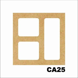 Kit 15 Placas Painel De Mdf 3mm Elemento Vazado Cobogó CA25