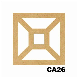 Kit 15 Placas Painel De Mdf 3mm Elemento Vazado Cobogó CA26