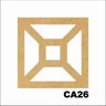 Kit 15 Placas Painel De Mdf 3mm Elemento Vazado Cobogó CA26 - 1
