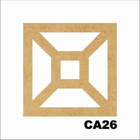 Kit 15 Placas Painel de Mdf 3mm Elemento Vazado Cobogó Ca26