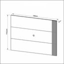 Ver imagem 3 de Painel TV 42" Multimóveis CR45005 Natural/Off White