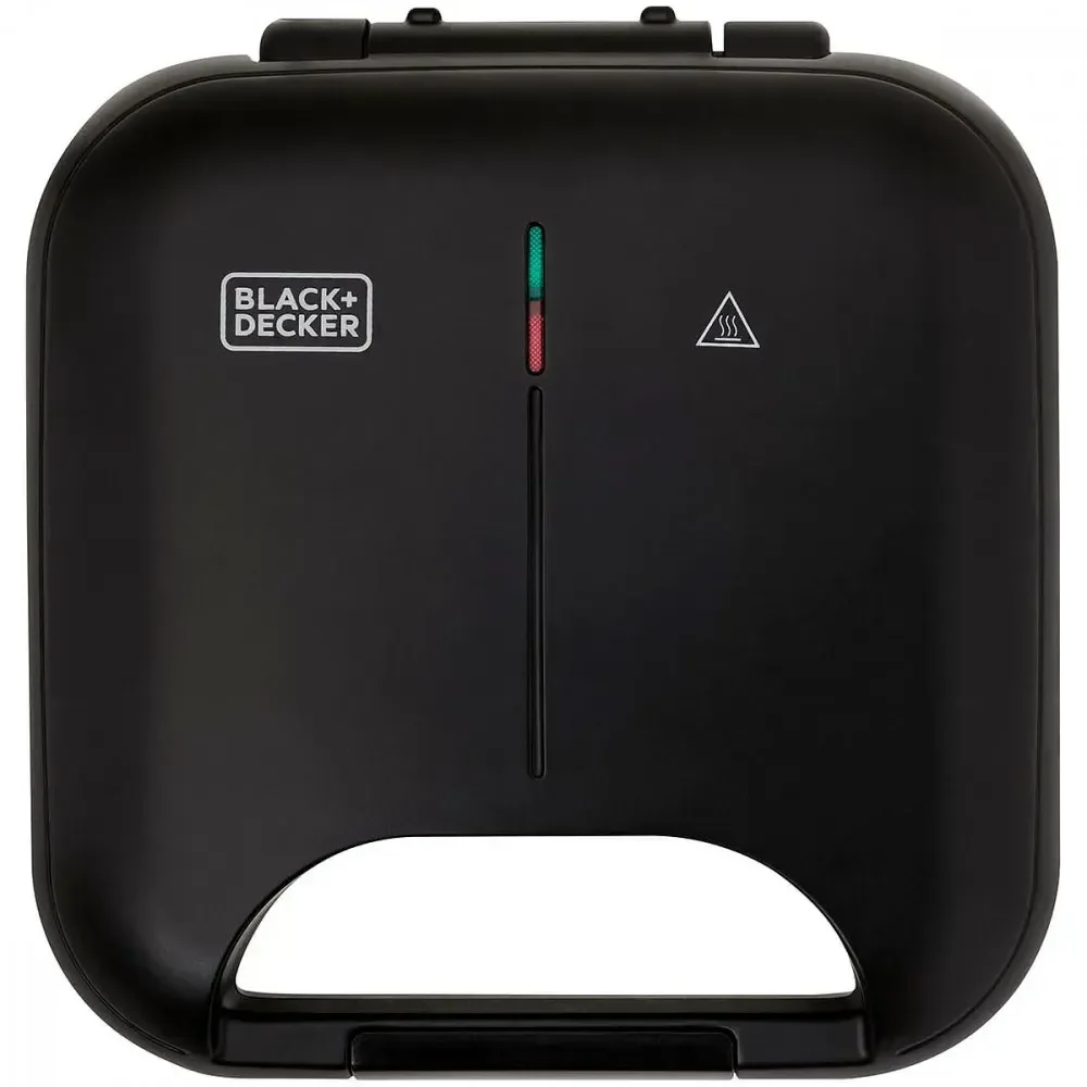 Ver imagem 3 de Grill Elétrico e Máquina de Waffle 2 em 1 Preto Black&decker Black & Decker