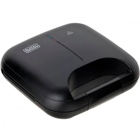 Grill Elétrico e Máquina de Waffle 2 em 1 Preto Black&decker Black & Decker