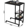 Mesa Auxiliar com Rodinhas Preto Fit Art Panta - 4