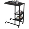 Mesa Auxiliar com Rodinhas Preto Fit Art Panta - 2